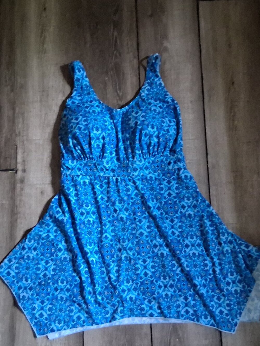 Denim and Company Co. Plus Size 18 Swimdress Swimsuit 18W NEW